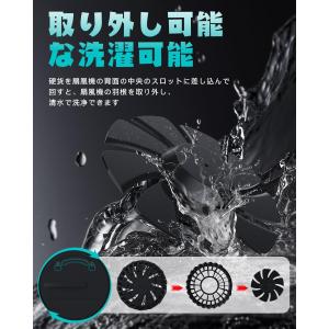 空調作業服 バッテリー ファン セット 30V...の詳細画像4