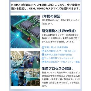 MIDIAN 空調作業服ファン 30V 空調作...の詳細画像3