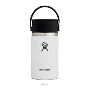 HydroFlask 12 oz Flex Sip White ハイドロフラスク　コーヒー354ml｜cloversurf