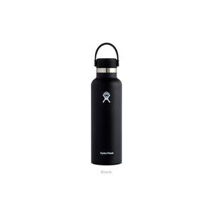 HydroFlask 21 oz Standard Mouth  Black ハイドロフラスク　621ml｜cloversurf