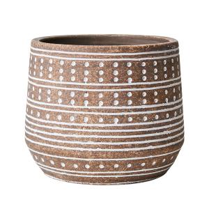 Hubsch(ヒュプシュ) エアリープランターラージ Φ42 ホワイト/ブラック