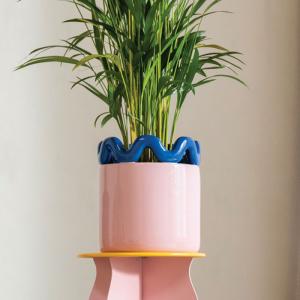 &Klevering(アンドクレベリン) クラッシュポット ストライプ Φ23.5