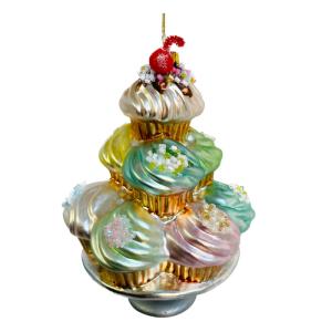 SHISHI(シシ) ガラスケーキ クリスマス オーナメント クリスマスツリー