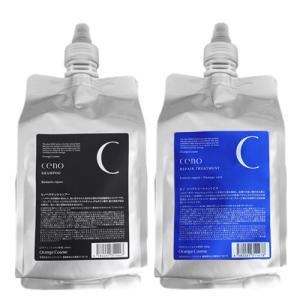 オレンジコスメ セノ ceno ヘマチンシャンプー＆リペアトリートメントCR 1000mL(1L)詰替セット