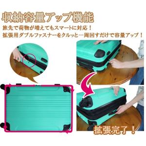 スーツケース 機内持ち込み 容量アップ可能拡張...の詳細画像3