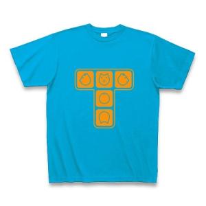 クター[B] Tシャツ Pure Color Print (ターコイズ)｜clubtstore