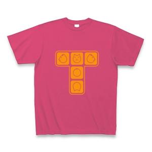 クター[B] Tシャツ Pure Color Print (ホットピンク)｜clubtstore