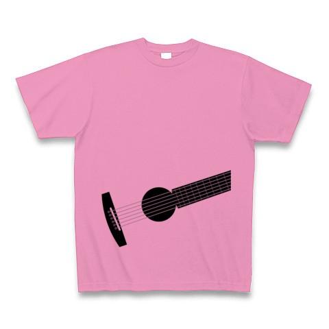 練習用アコースティックギター Tシャツ(ピンク)