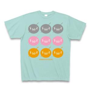 三色団子三兄弟 Tシャツ Pure Color Print(アクア)｜clubtstore