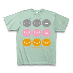 三色団子三兄弟 Tシャツ Pure Color Print(アイスグリーン)｜clubtstore