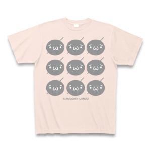 黒ごま団子 Tシャツ Pure Color Print(ライトピンク)｜clubtstore