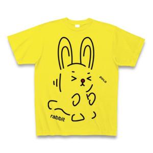 rabbit Tシャツ Pure Color Print(デイジー)｜clubtstore