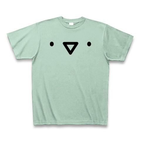 団子三兄弟(・∀・)両面モノクロ Tシャツ Pure Color Print(アイスグリーン)