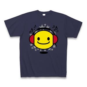 【音楽】niconico music【スマイル】 Tシャツ Pure Color Print(メトロブルー)｜clubtstore
