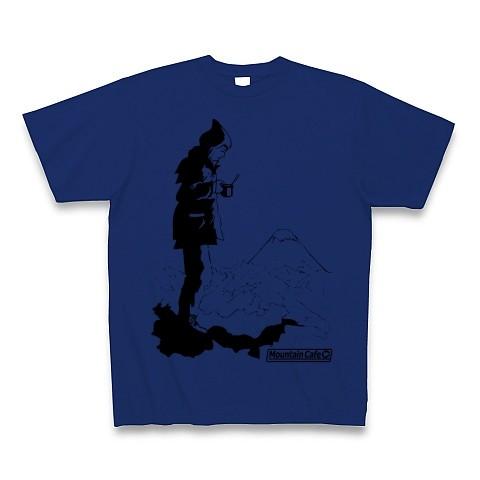 Mountain Cafe+Fuji(Ｋ) Tシャツ(ロイヤルブルー)