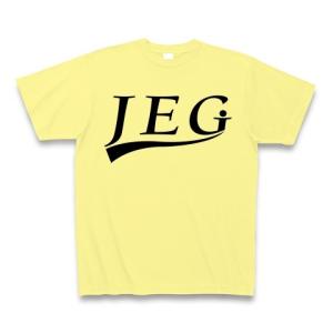 JEG (自営業) Tシャツ(ライトイエロー)