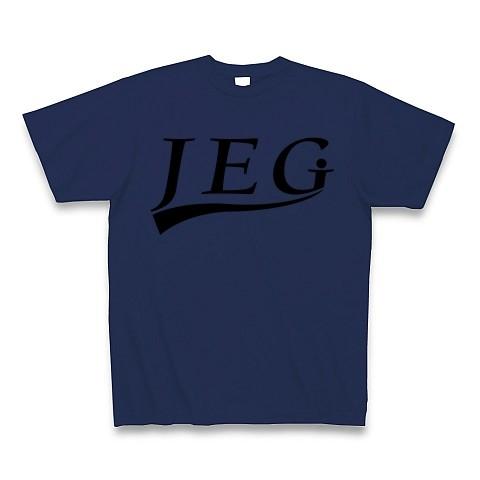 JEG (自営業) Tシャツ(ジャパンブルー)