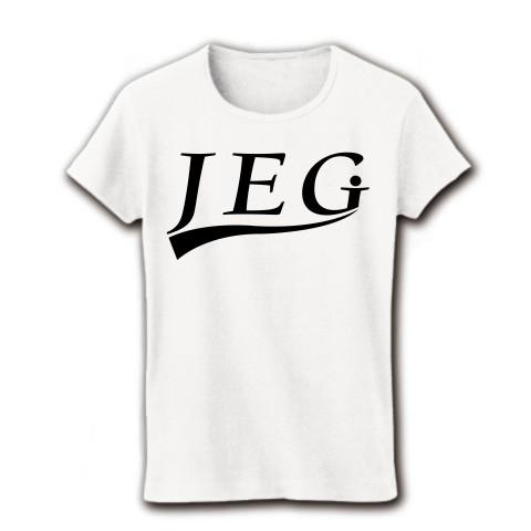 JEG (自営業) リブクルーネックTシャツ(ホワイト)