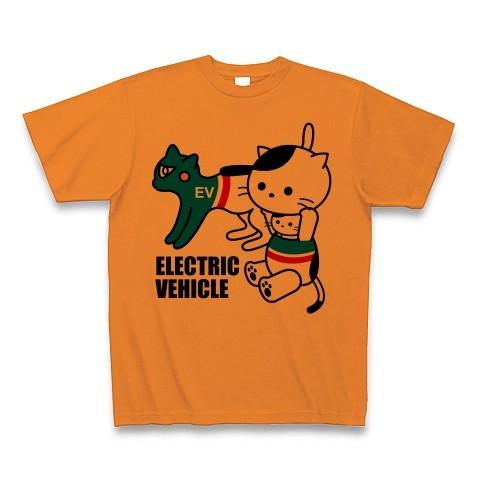 EVコンパニオン着ぐるみバイトねこ Tシャツ(オレンジ)