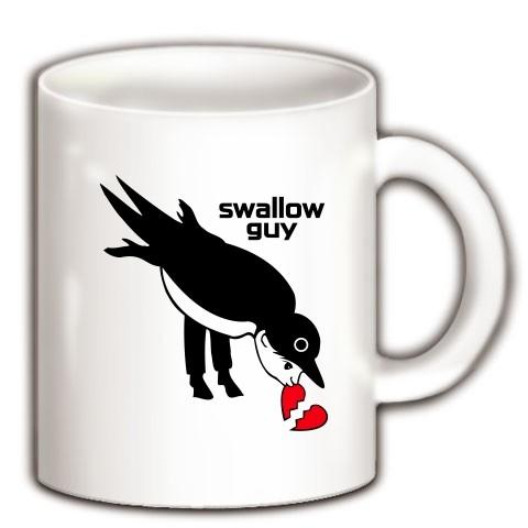 swallow guy(ツバメな奴) マグカップ(ホワイト)