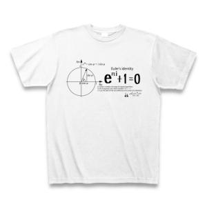 数学Ｔシャツ：オイラーの等式D_黒：学問・数式・科学