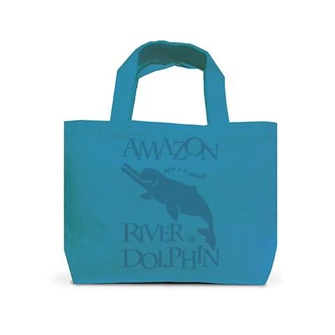 Amazon river dolphin トートバッグS(ターコイズ)