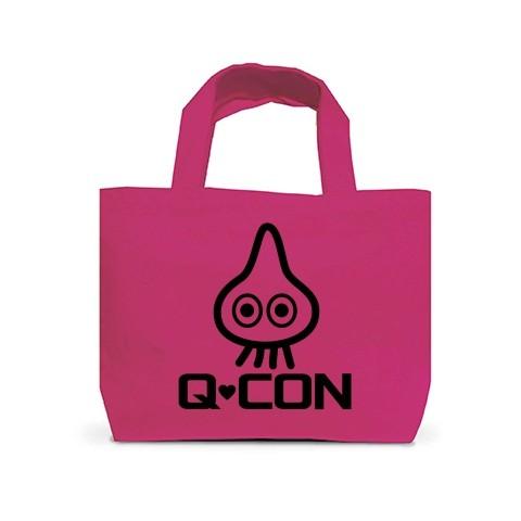 Ｑ・CON(求婚の球根) トートバッグS(ホットピンク)