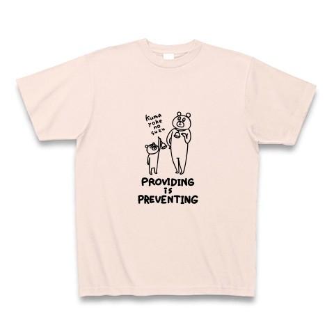 熊よけの鈴 Tシャツ(ライトピンク)