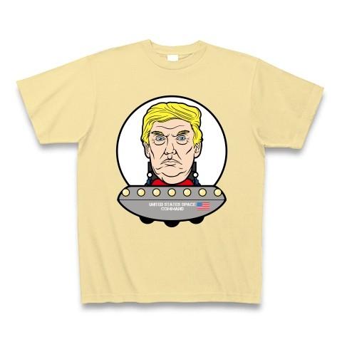 トランプ大統領 アメリカ宇宙軍 Tシャツ Pure Color Print(ナチュラル)