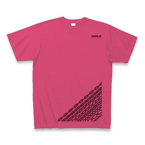 CHAIN UP・TYPE-A Tシャツ(ホットピンク)