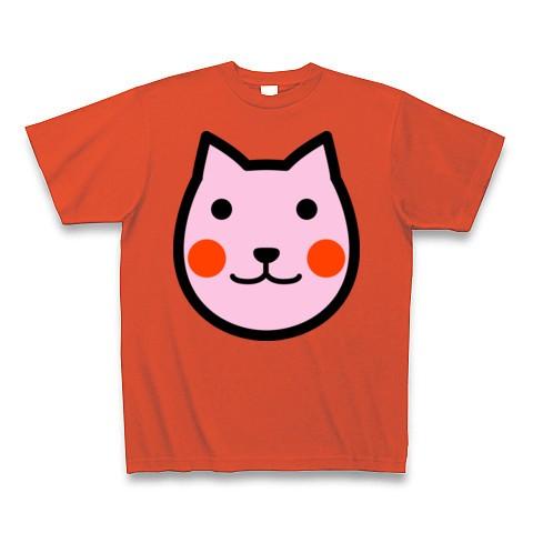 チーク Tシャツ Pure Color Print(イタリアンレッド)