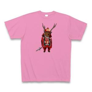 武将シリーズ。チョコラブ Tシャツ Pure Color Print(ピンク)