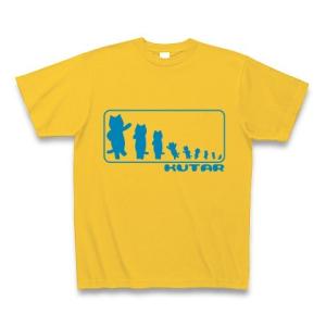 KUTAR Tシャツ Pure Color Print (ゴールドイエロー)｜clubtstore