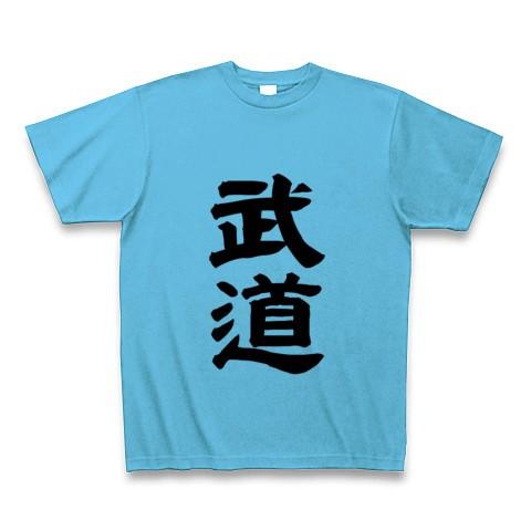 武道 Tシャツ Pure Color Print(シーブルー)
