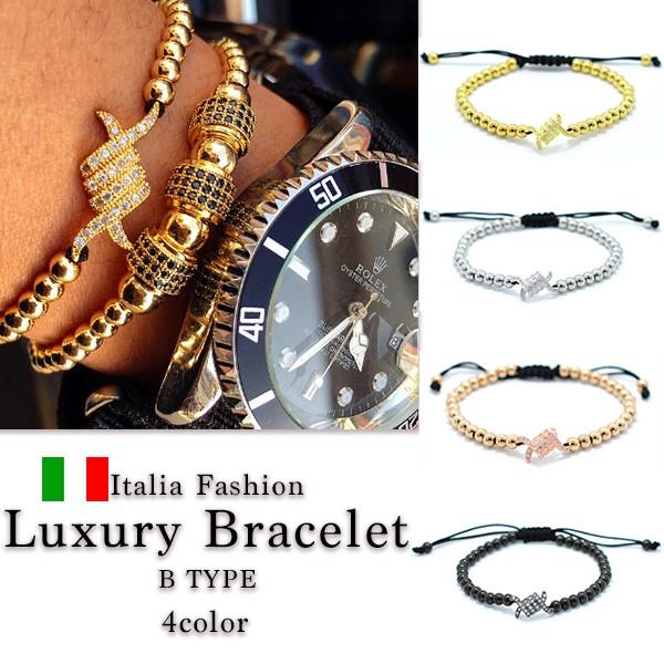 ブレスレット メンズ レディース ペア シルバー 石 ラグジュアリー 春 夏 リゾートコーデ