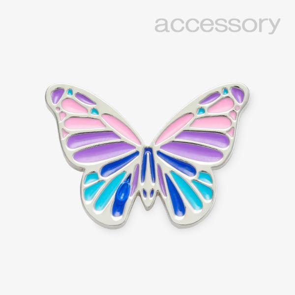 シューズ アクセサリー_1162 《クロックス チャーム》 Multi Purple Butterf...