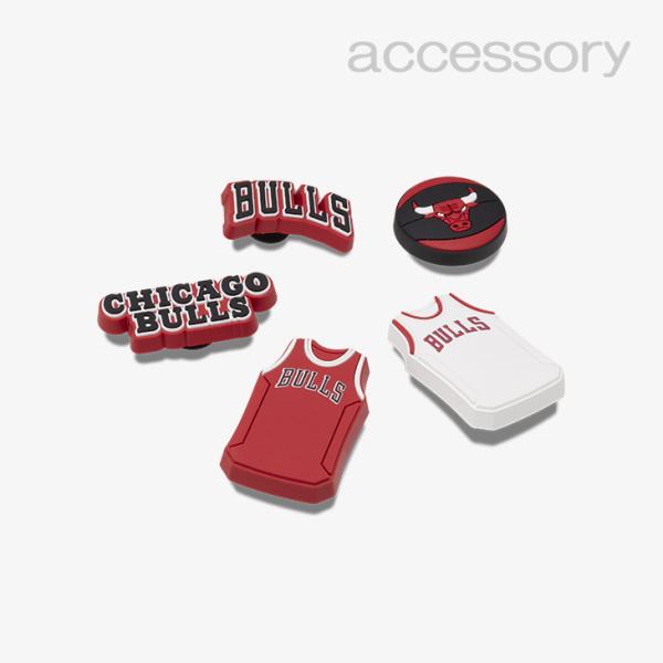 シューズ アクセサリー 《チャーム》 NBA Chicago Bulls 5Pck #1001128...