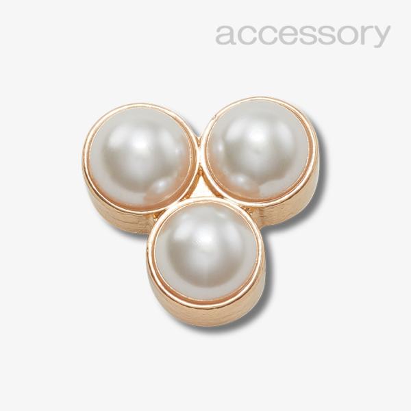 シューズ アクセサリー_1165 《クロックス チャーム》 Triple Pearl #100133...