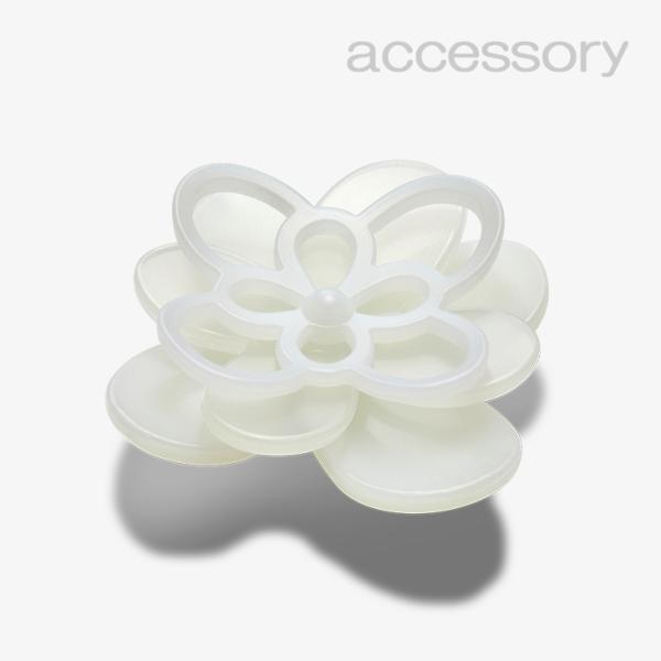 シューズ アクセサリー_1074 《チャーム》 Blooming White Flower 1 #1...