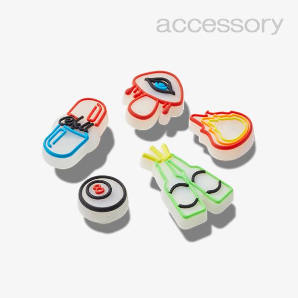 シューズ アクセサリー 《チャーム》 Lights Up Chill Out 5 Pack #100...