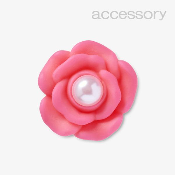 シューズ アクセサリー_1188 《クロックス チャーム》 Pink Flower With Pea...