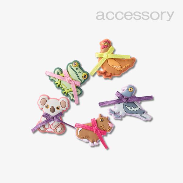 シューズ アクセサリー 《クロックス チャーム》 Coquette Animal Friends 5...