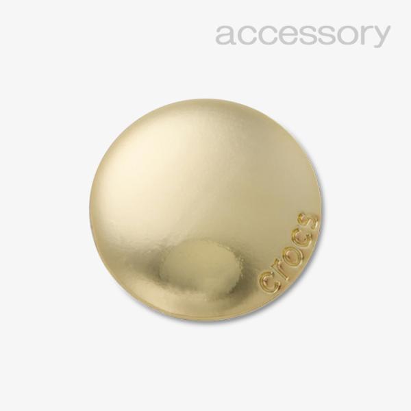 シューズ アクセサリー_1200 《クロックス チャーム》 Large Gold Circle St...