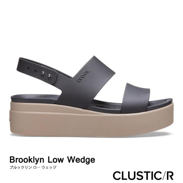 クロックス サンダル 《Ws》 Brooklyn Low Wedge Ws ブルックリン ロウ ウェ...