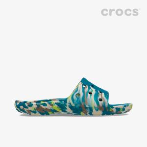 クロックス サンダル メンズ 《Ux》 Classic Crocs Marbled Slide クラシック クロックス マーブルド スライド 《メンズ靴 レディース靴》｜clustic-r