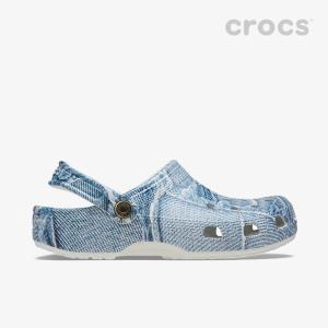 クロックス サンダル メンズ 《Ux》 Classic Denim Clog クラシック デニム クロッグ 《メンズ靴 レディース靴》｜clustic-r
