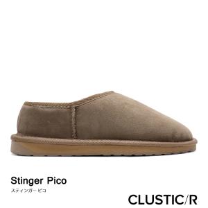 EMU【エミュー/レディース】Stinger Pico/ スティンガー ピコ/ マッシュルーム｜W12024 シープスキン モカシン フラット バレエ ムートン ペタンコ ローファー