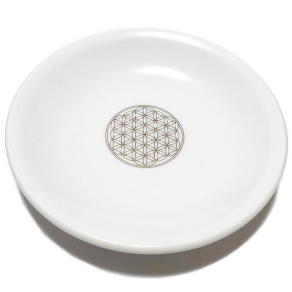 アセンションディッシュ （レムリアン K10 フラワーオブライフ） 生命の花　　※浄化アイテム 天然...