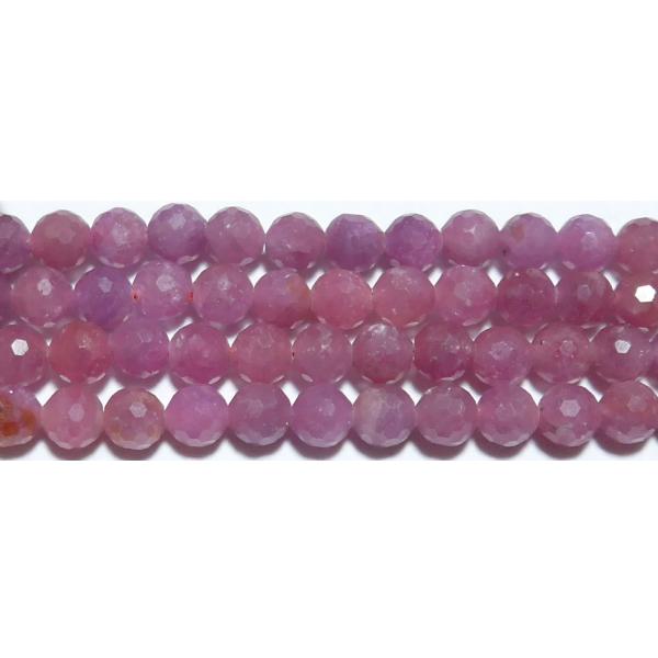 ルビー ミラーボール 4.5mm B　　　※ 天然石ビーズ 天然石 パワーストーン 1粒売り バラ売...