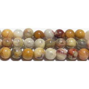 クレイジーレースアゲート 丸玉 6mm B　　　※ 天然石ビーズ 天然石 パワーストーン 1粒売り バラ売り 1玉販売